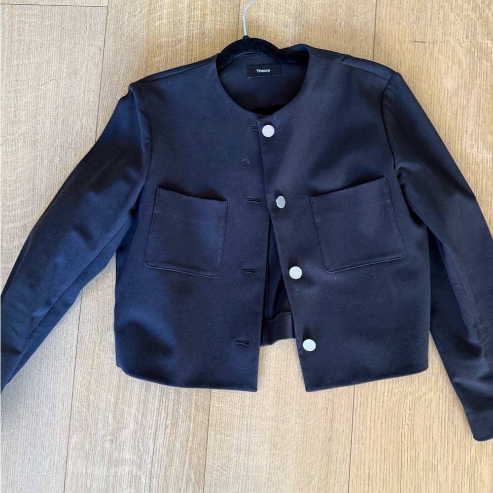 Theory crop jacket